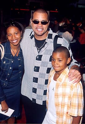 Sinbad and his family at the Mann Bruin Theater premiere of Universal's Bring It On