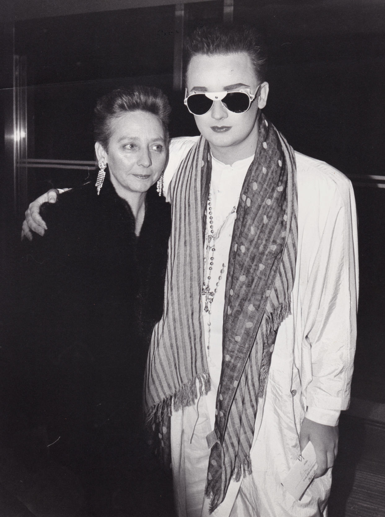 Boy George with his mum Dinah (Getty)