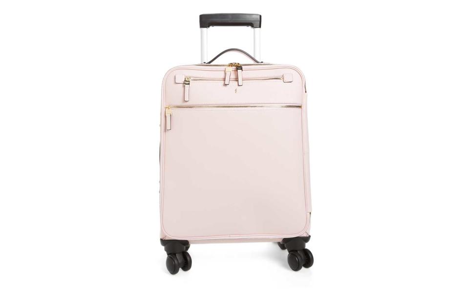 Serapian Milano Trolley Spinner Wheeled Carry-on in quartz