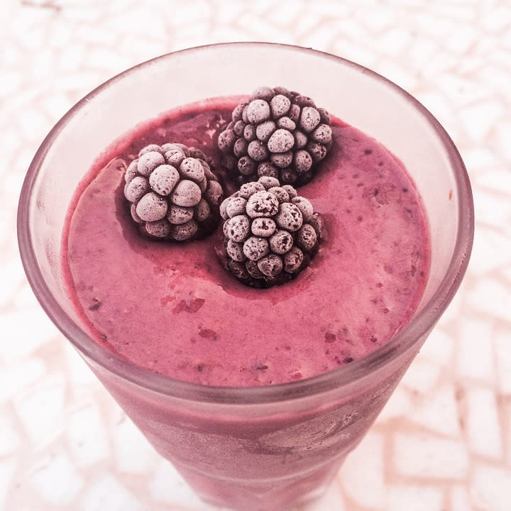 Coconut and Berry Smoothie
