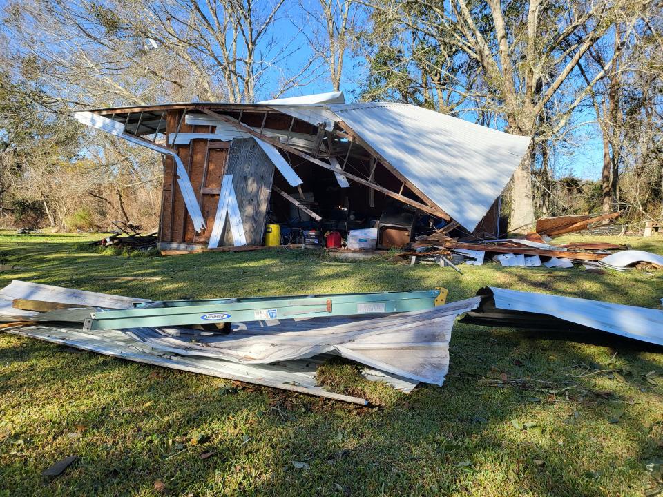 Here are images from the Labadieville tornado Jan. 8.