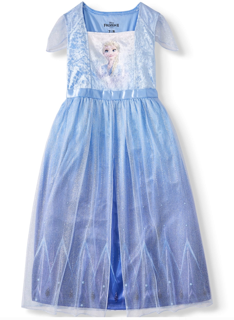 Disney Frozen II Fantasy Gown Pajamas. (Photo: Walmart)