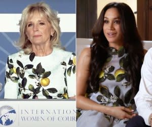 Jill Biden Takes Style Inspo From Meghan Markle for International Women’s Day