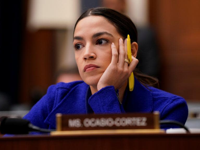 Alexandria Ocasio-Cortez has argued Republican Senator Rick Scott would be branded “crazy” and “unlikeable” if he was a woman but sexist double-standards means his failings are accepted and normalised.Mr Scott, the former Florida governor, started the Twitter spat by criticising an exhaustive plan to deal with the nation’s gun violence crisis released by presidential Democrat candidate Senator Cory Booker on Monday. The 14-part plan proposes a ban on assault weapons, targets the National Rifle Association’s tax-exempt status and would set a federal standard for issuing gun licenses - which includes the completion of a gun safety course.“The latest terrible idea to come out of the Democrats’ 2020 primary is a federal gun registry,” Mr Scott tweeted.Mr Scott both mocked the New Jersey senator’s plan which has been called “the most sweeping plan ever put forth by a presidential candidate” by Mr Booker’s campaign and derided Ms Ocasio-Cortez’ Green New Deal resolution. “What’s next? Will we have to register sharp knives? Maybe @AOC will make us register every time we buy meat as part of her GreenNewDeal,” Mr Scott said.The Green New Deal is an ambitious environmental plan - unveiled by Ms Ocasio-Cortez - to tackle climate change that would bring in sweeping reforms with the promise of radically reducing American carbon emissions while adding millions of jobs and investing heavily in US infrastructure. Ms Ocasio-Cortez, who represents New York’s 14th congressional district and is the youngest ever US congresswoman, hit back at his comments by arguing that they lacked “critical thinking".“If you were a female candidate, maybe you’d be called ‘unlikeable,’ ‘crazy,’ or ‘uninformed’. But since you’re not, this inadequacy is accepted as normal,” she tweeted.> That a sitting US Senator can say something lacking so much critical thinking + honesty is embarrassing to the institution. > > If you were a female candidate, maybe you’d be called “unlikeable,” “crazy,” or “uninformed.” > > But since you’re not, this inadequacy is accepted as normal. https://t.co/KLkaYxfT6K> > — Alexandria Ocasio-Cortez (@AOC) > > May 6, 2019Mr Scott responded by claiming that he had been joking in his previous tweet and went on to fiercely criticise Ms Ocacio-Cortez, who thrashed Democrat stalwart Joe Crowley – the 10-term representative and then-fourth-ranking Democrat in the House, last year.“That a sitting Congresswoman doesn’t understand sarcasm would be embarrassing to the institution if you hadn’t embarrassed yours to the point of irrelevance already. America rejects socialism and will continue to," he wrote.Mr Scott entered politics from the business world - having accumulated a personal fortune as a healthcare executive.