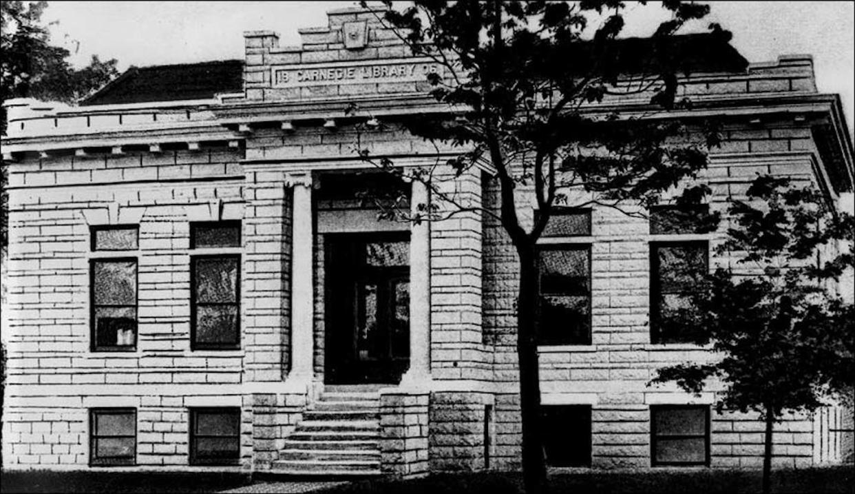 The Girard, Kansas Carnegie library. <a href="https://www.nps.gov/nr/twhp/wwwlps/lessons/50carnegie/50visual2.ht" rel="nofollow noopener" target="_blank" data-ylk="slk:National Park Service;elm:context_link;itc:0;sec:content-canvas" class="link ">National Park Service</a>