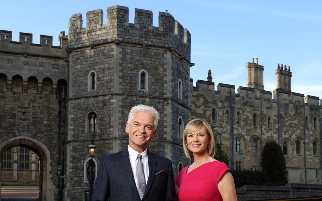 Julie Etchingham and Phillip Schofield at Windsor - www.tony-ward.co.uk