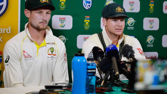 Bancroft and Smith. Image: Getty