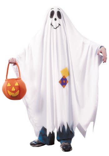 Kids Friendly Ghost Costume Large