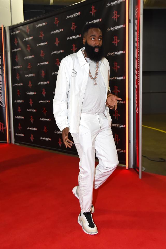 James Harden Christmas outfit