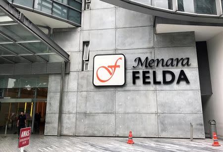 FILE PHOTO: A Felda signage at the Felda headquarters outside Malaysia's capital Kuala Lumpur June 8, 2017. REUTERS/Emily Chow/File Photo