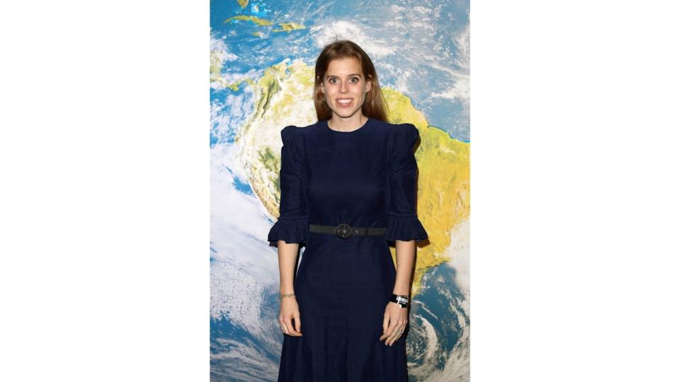Princess Beatrice attends the "BBC Earth Experience"at Daikin Centre on March 29, 2023 in London, England. 