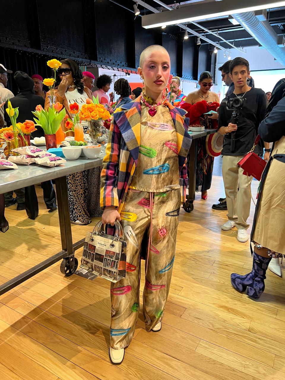 Clara Perlmutter at New York Fashion Week 2023.