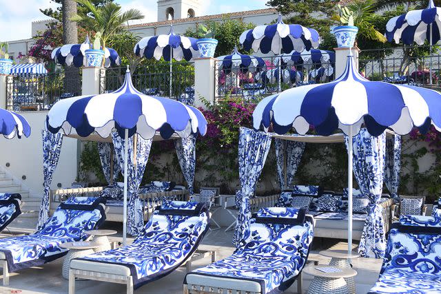 Dior has transformed The Beverly Hills Hotel poolside and it looks like  paradise