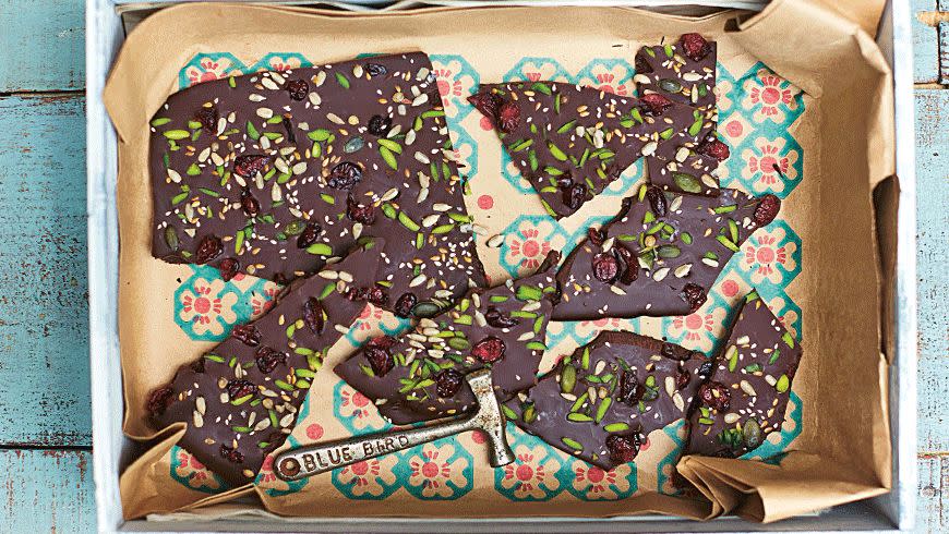 Chocolate bark from Rachel Khoo’s Kitchen Notebook