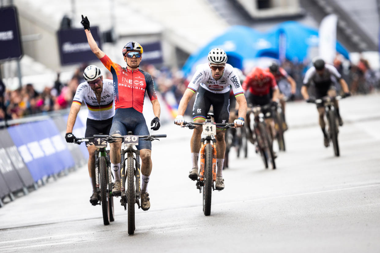  Tom Pidcock won the opening round of 2023 XCC World Cup in Nove Mesto 