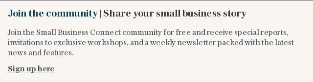 Join the community | Share your small business story