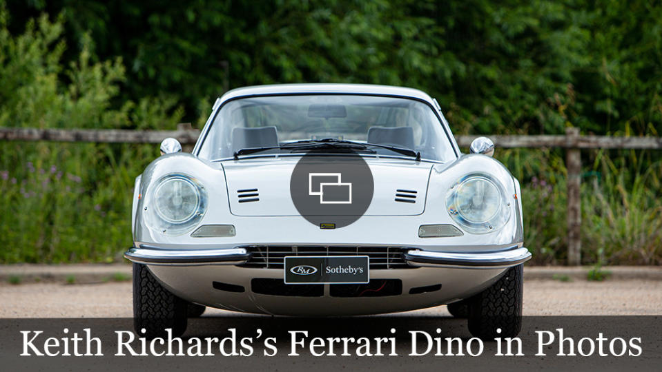 Keith Richards’s Ferrari Dino in Photos