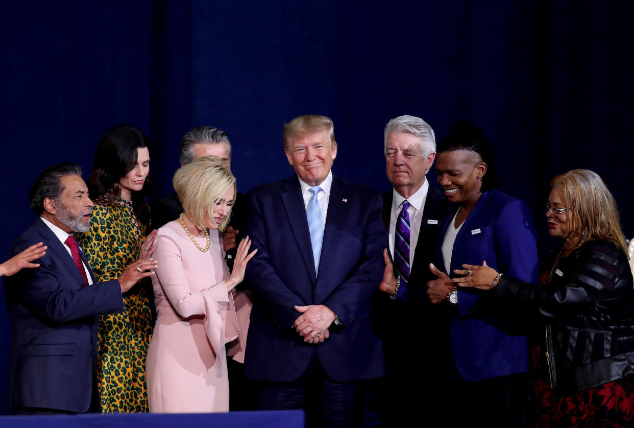 Donald Trump; Evangelicals for Trump Joe Raedle/Getty Images