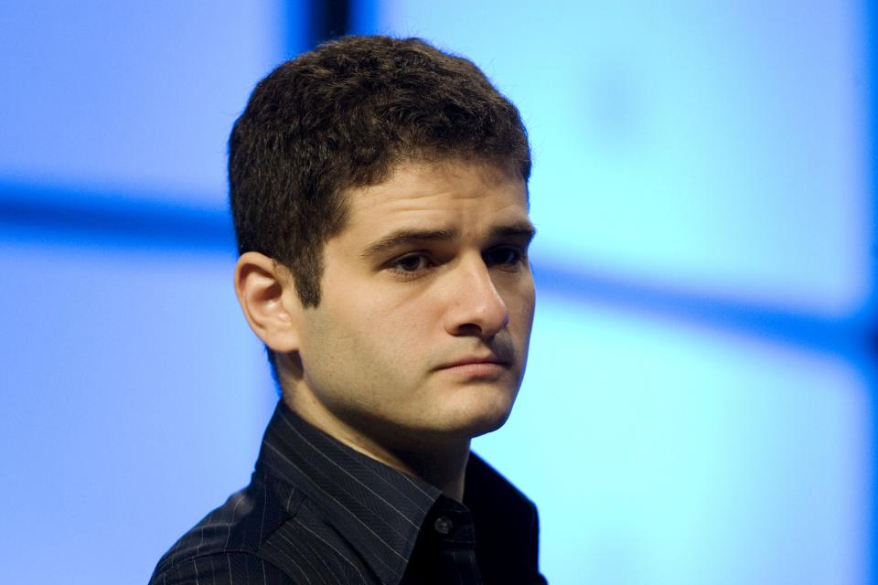 Dustin Moskovitz, co-founder of Facebook, delivers his keynote address at the CTIA WIRELESS I.T. & Entertainment 2007 conference October 24, 2007 in San Francisco.  (Photo by Kimberly White/Getty Images)