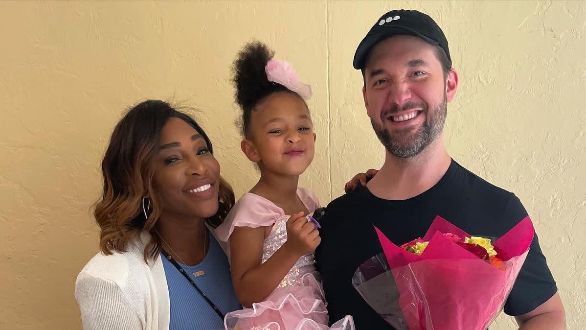 Alexis Ohanian, Serena Williams and daughter olympia