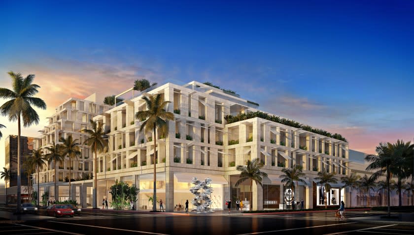 Rendering of Cheval Blanc Beverly Hills