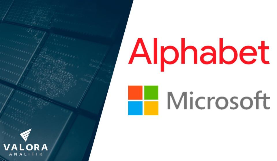 Alphabet y Microsoft reportaron los resultados del tercer trimestre de 2023. Imagen: Valora Analitik.