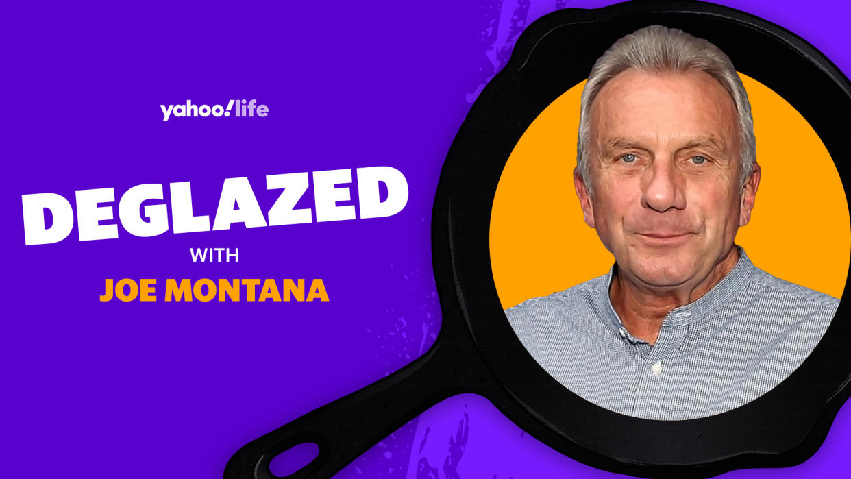 Joe Montana says in the kitchen, his skills are just 