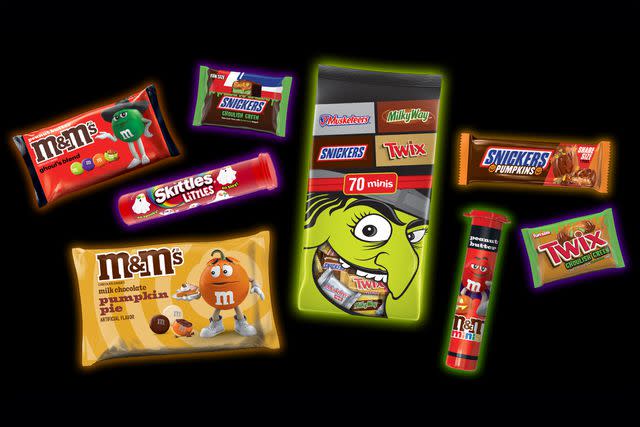 <p>Mars</p> For Halloween, Mars Wrigley is debuting M&M’s Milk Chocolate Pumpkin Pie — and bringing back fan favorites like Twix Ghoulish Green, M&M’s Ghouls in Milk Chocolate, and Snickers Pumpkins, which are coming with a brand-new look.