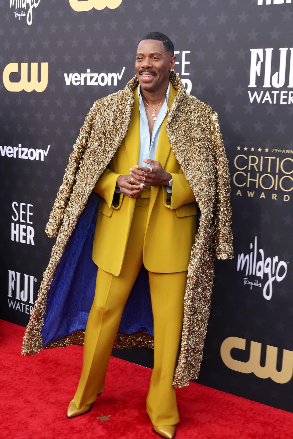 Colman Domingo attends the 2024 Critics Choice Awards.