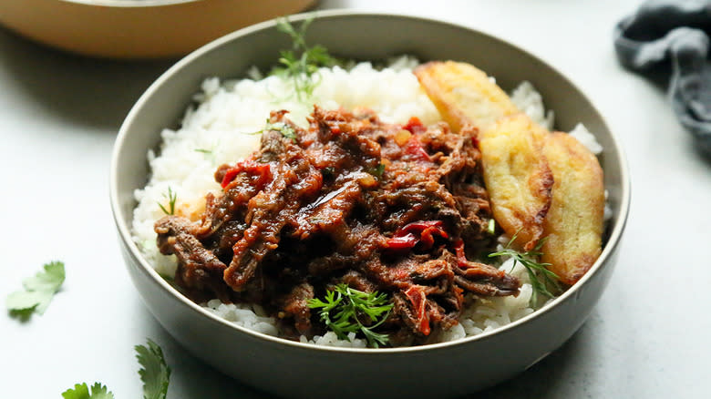 ropa vieja with rice