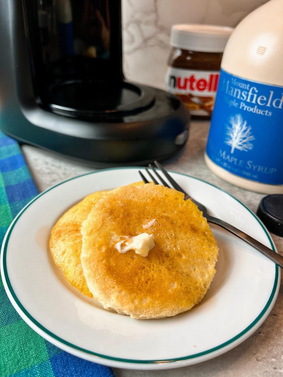 Cook up silver dollar pancakes using a coffee maker.