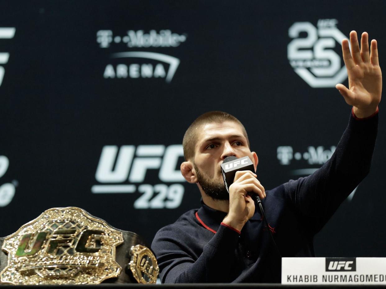 UFC lightweight champion Khabib Nurmagomedov: Getty Images