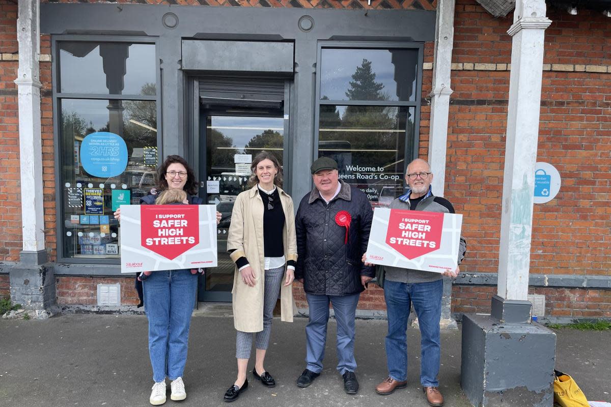 Labour in Bournemouth (Jessica Toale centre left with David Stokes centre right) <i>(Image: Jessica Toale)</i>