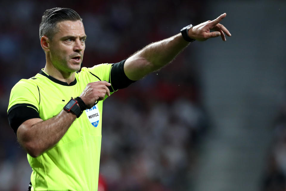  Referee Damir Skomina Madrid 01-06-2019 Estadio Wanda Metropolitano, Football UEFA Champions League 2018/2019
Final 2019 Tottenham - Liverpool Foto Cesare Purini / Insidefoto/Sipa USA 