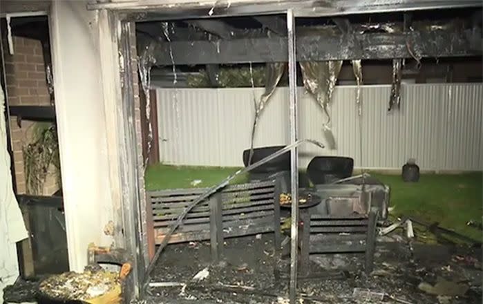The explosion caused huge amounts of damage. Image: 7News