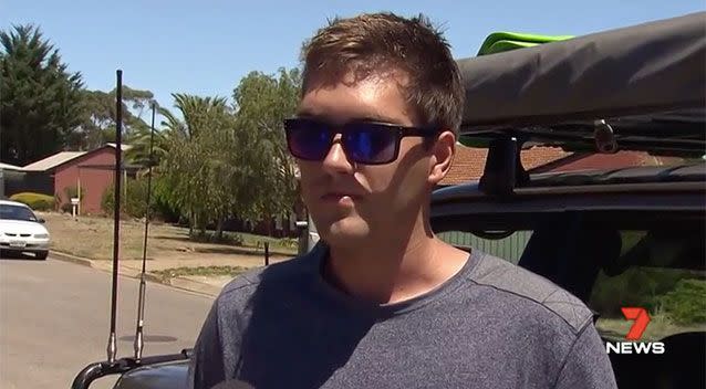 His son Jason admitted it was strange his father was meeting up with backpackers, and at the time of his father's arrest he hoped it was a misunderstanding. Picture: 7 News.