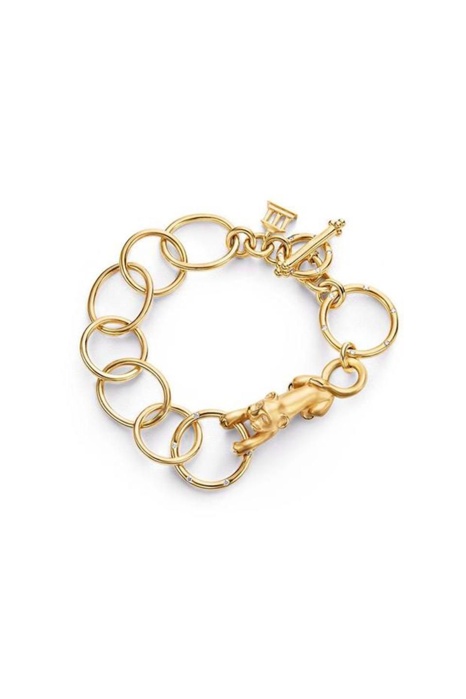 18K Lion Arno Link Bracelet