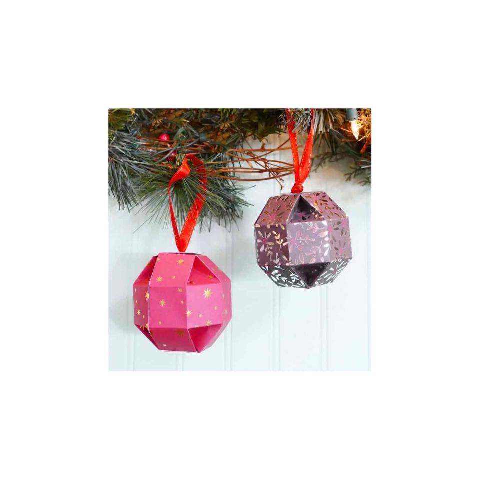 Paper Orb Ornament