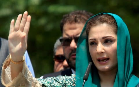 Maryam Sharif has been seen as a political heir to her father - Credit: Reuters