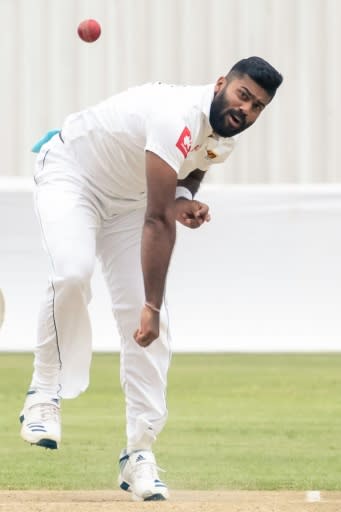 Lahiru Kumara finished with three for 53 as Sri Lanka bowled out Zimababwe for 358 in their first innings in Harare