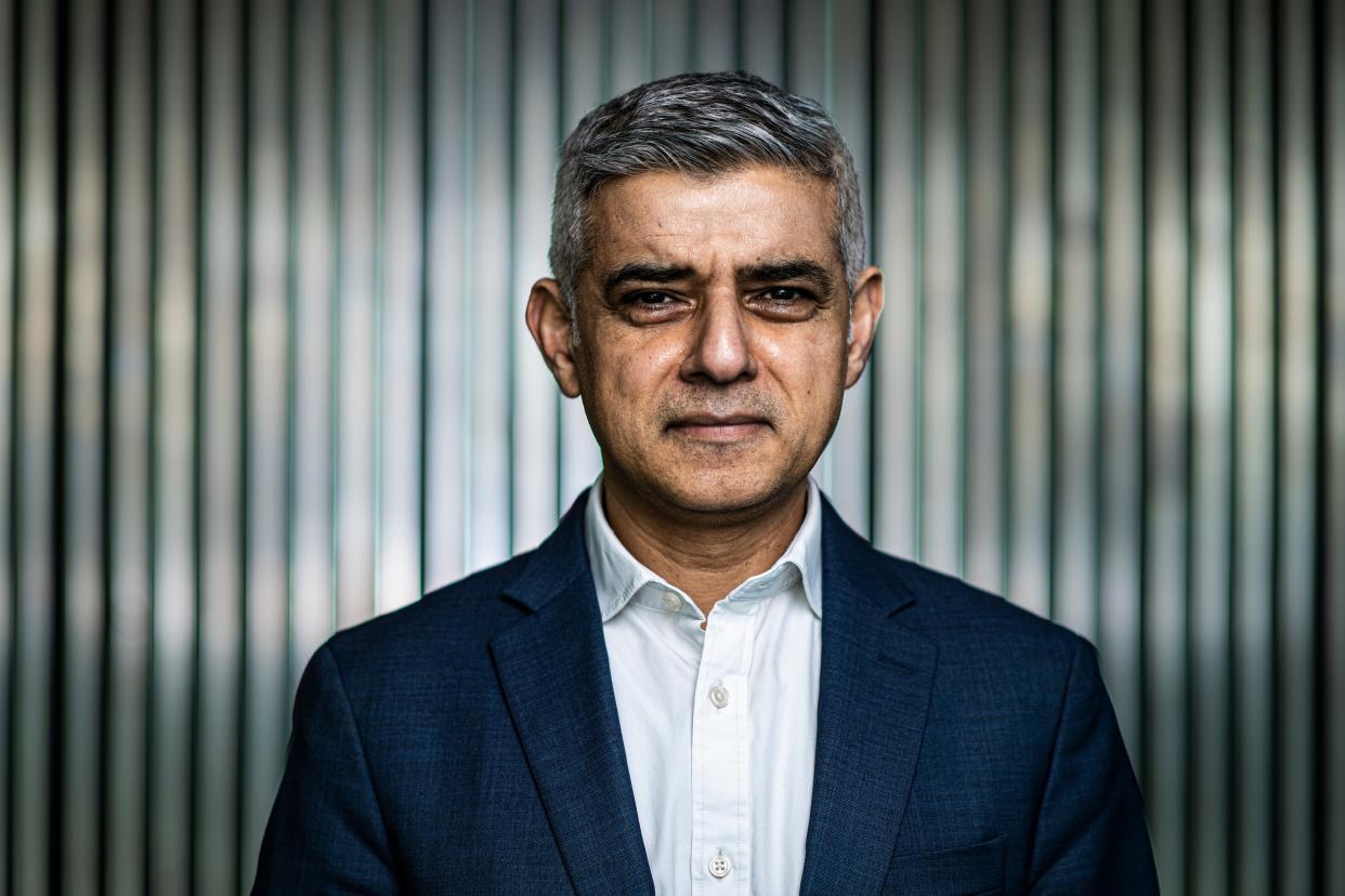 <p>Mr Khan’s strategy is to reduce all deaths and serious injuries on London roads by 65 per cent by next year</p> (Daniel Hambury/Stella Pictures Ltd)