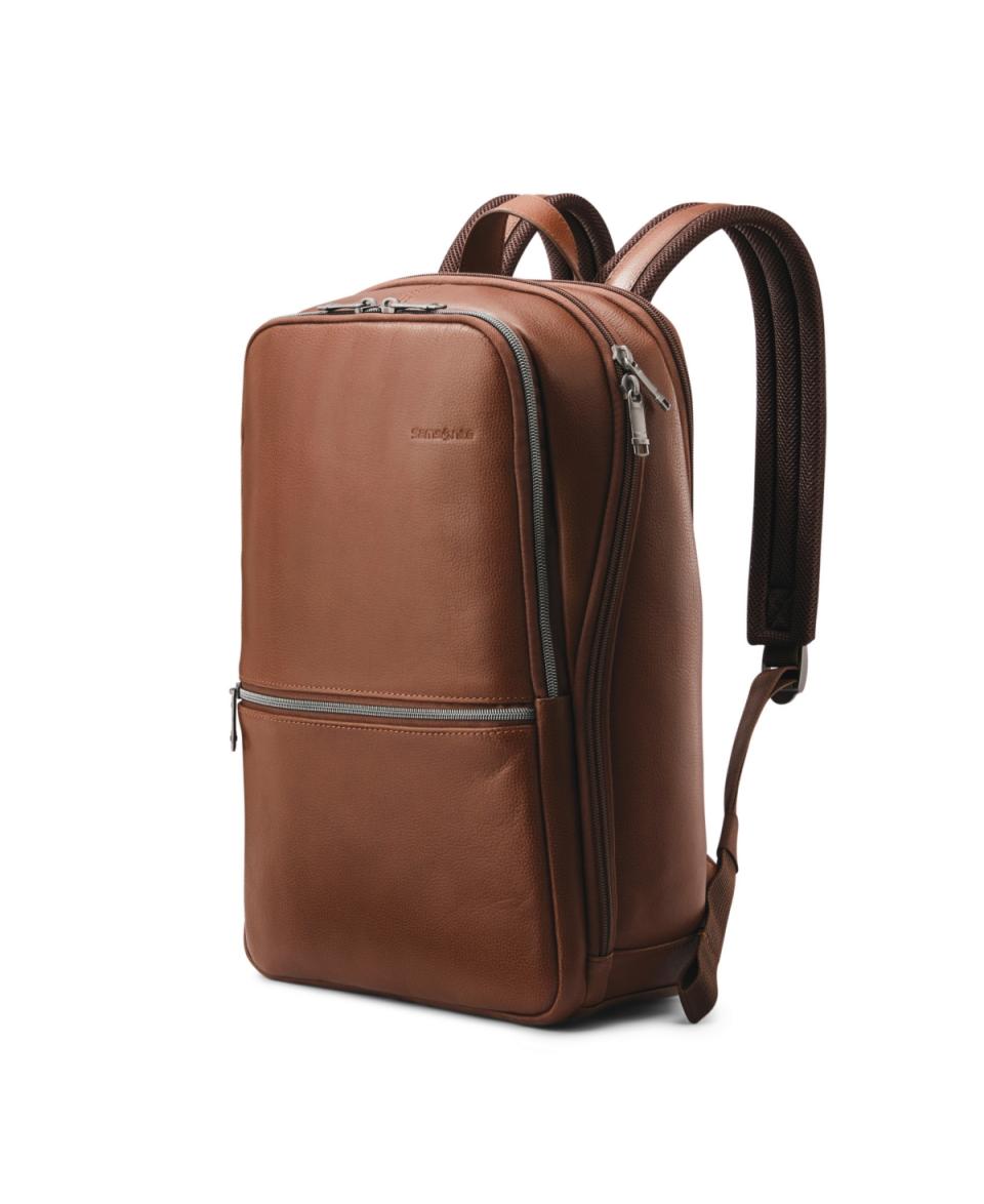 <p><a href="https://go.redirectingat.com?id=74968X1596630&url=https%3A%2F%2Fwww.macys.com%2Fshop%2Fproduct%2Fsamsonite-classic-leather-slim-backpack%3FID%3D10154910&sref=https%3A%2F%2Fwww.thepioneerwoman.com%2Fholidays-celebrations%2Fgifts%2Fg39775653%2Fgifts-for-son%2F" rel="nofollow noopener" target="_blank" data-ylk="slk:Shop Now;elm:context_link;itc:0;sec:content-canvas" class="link ">Shop Now</a></p><p>Samsonite Classic Leather Slim Backpack </p><p>macys.com</p><p>$169.99</p><span class="copyright">Macy's</span>