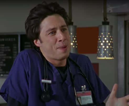 Zach Braff played lead character and narrator J.D. Dorian on 