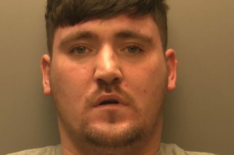 Liam Skym, 28, crashed his car on Caerphilly Mountain the morning after a cocaine binge and seriously injured a woman who was sitting in the passenger seat.