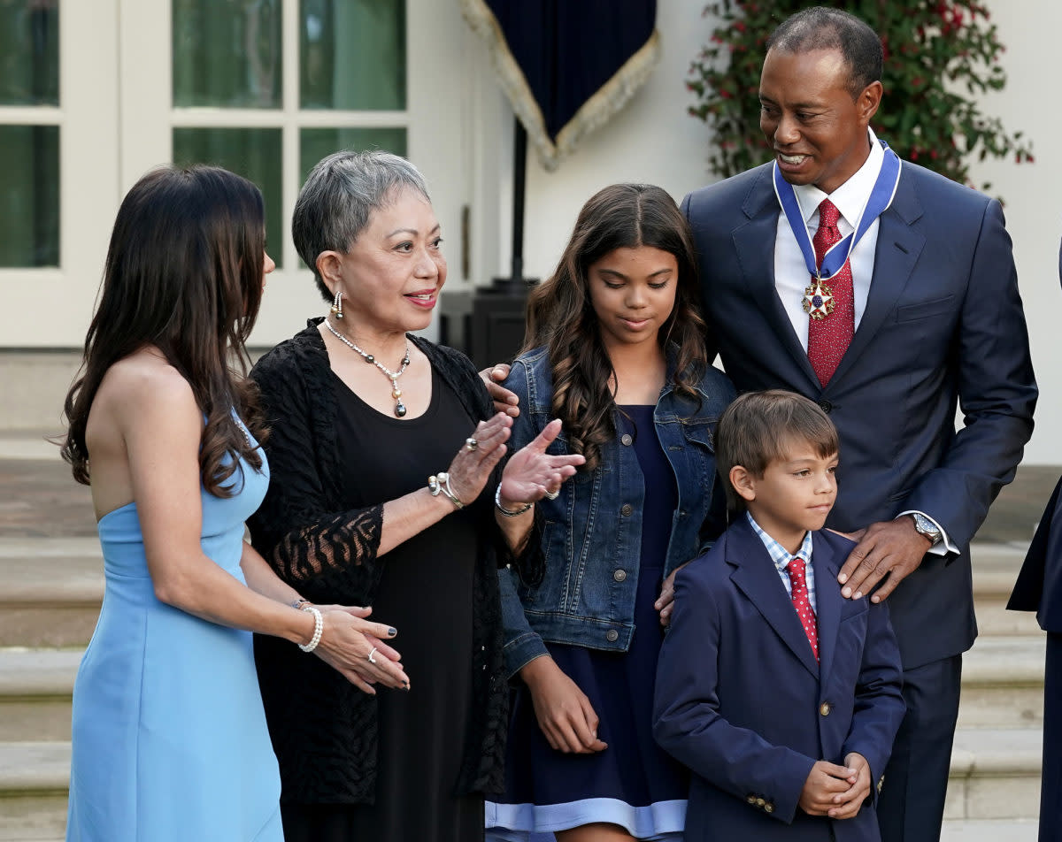 President Trump Awards Medal Of Freedom To Golfer Tiger Woods