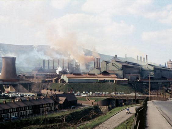 In the 1960s the Ebbw Vale steelworks employed 11,000 people (Peter Benton)