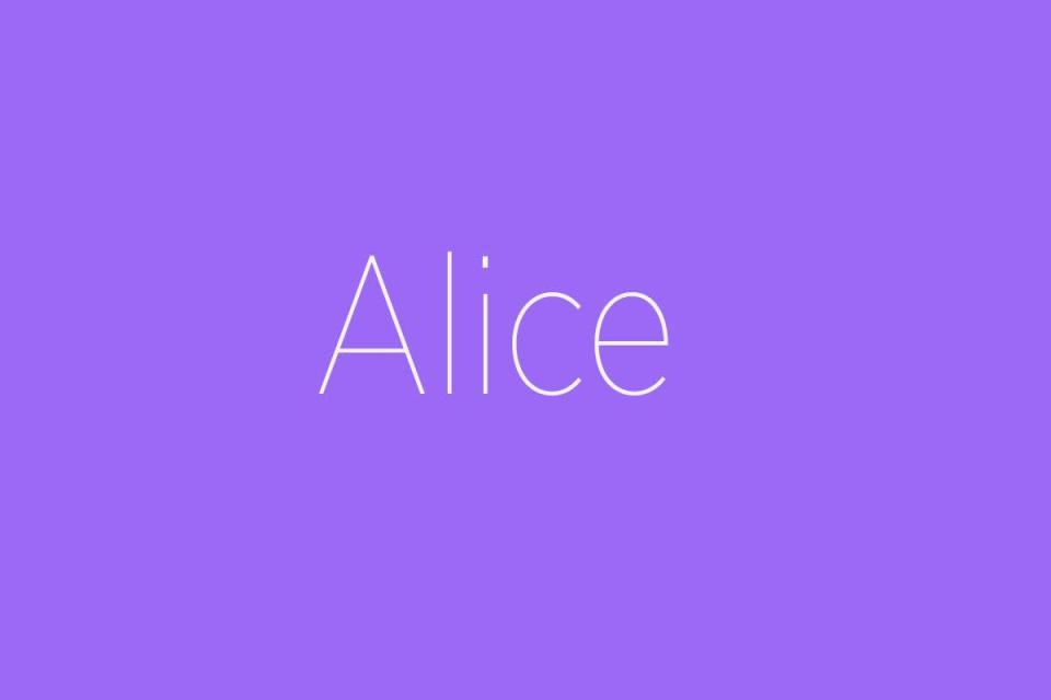 Alice (Arabie Saoudite)