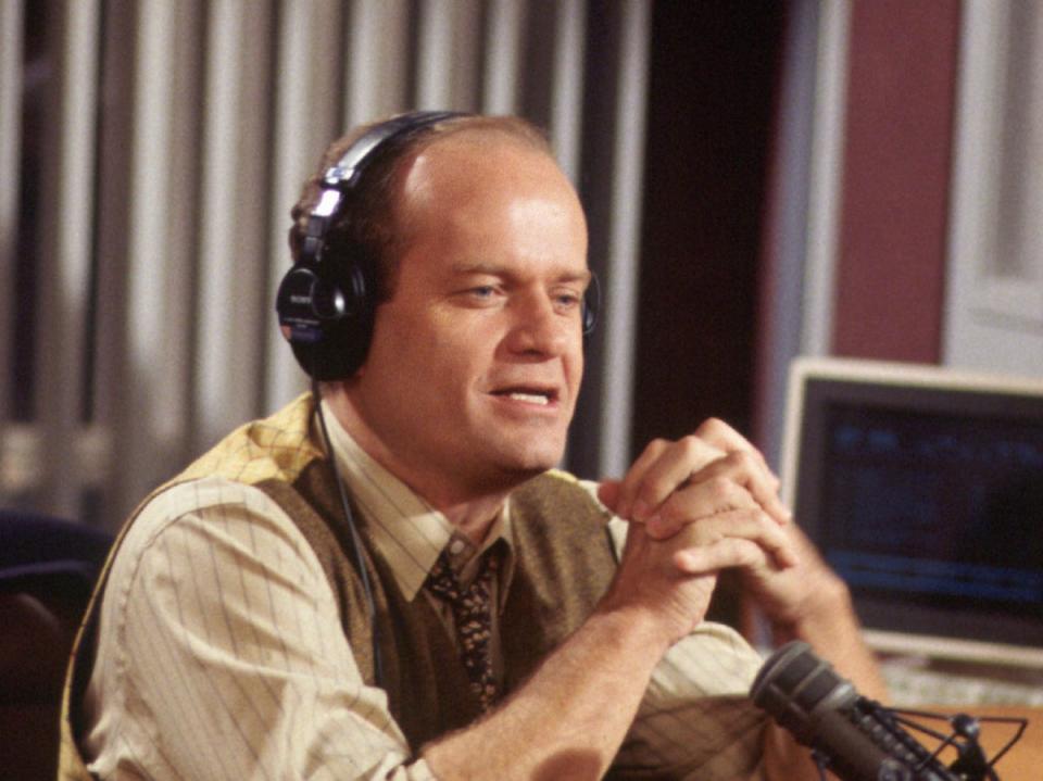 Grammer interpretó al fusty psiquiatra Frasier Crane durante dos décadas, en Cheers y su spin-off, Frasier. (Nbc-Tv/Kobal/Shutterstock)