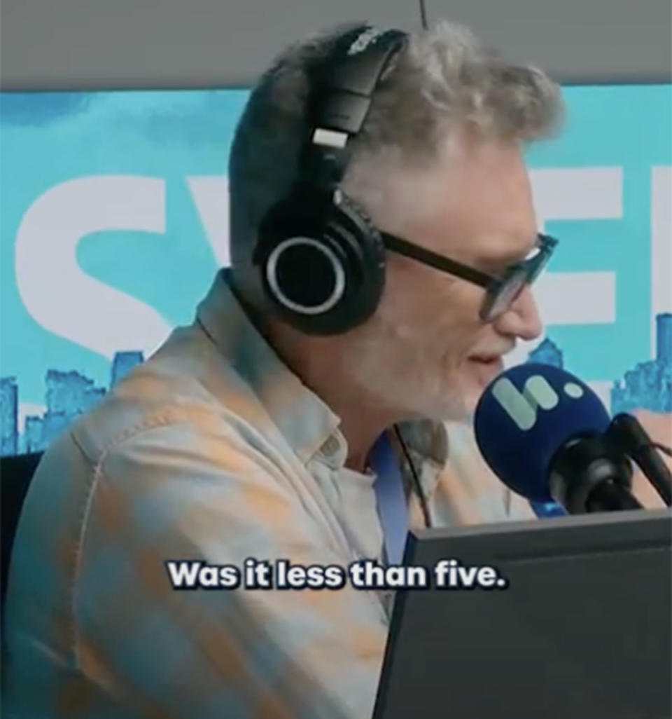 Dave Hughes on air