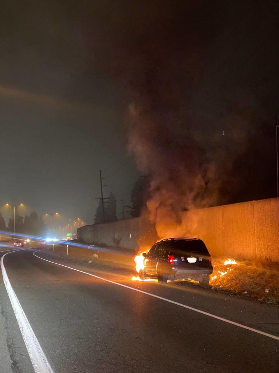 A vehicle fire Thursday morning on northbound interstate 5 in Lakewood caused some traffic delays while it blocked two lanes and the ramp from Gravelly Lake Drive Southwest.